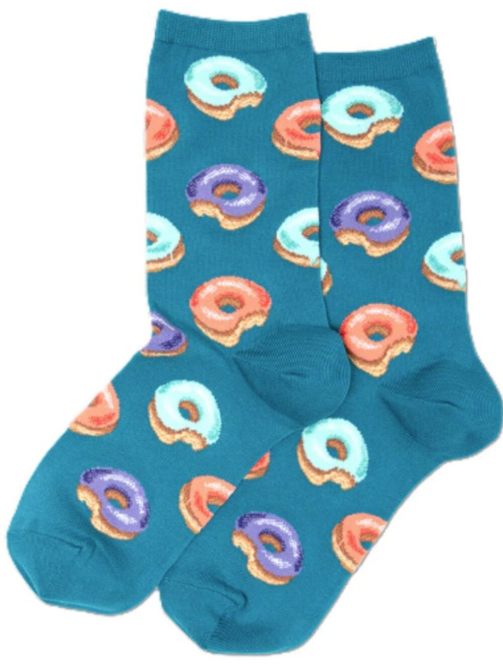 Women's HOTSOX Crew Socks NWT - Donuts Socks